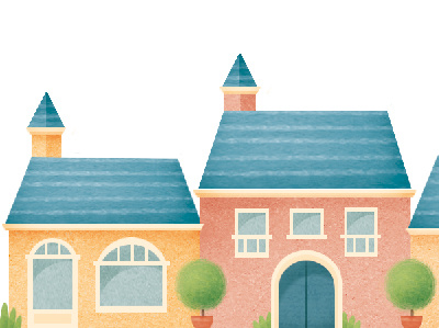 Tiny Houses building house illustration