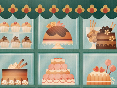 Cakes cake gaia bordicchia illustration