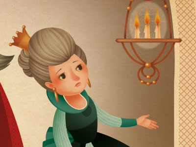 Queen character design fairytale gaia bordicchia illustration picture book queen