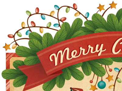 Xmas card christmas festive gaia bordicchia illustration