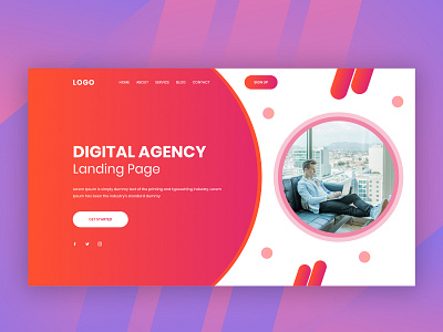 Digital Agency Landing Page