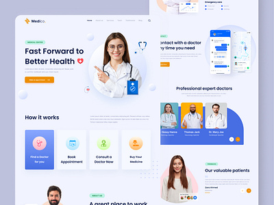 Medical landing page