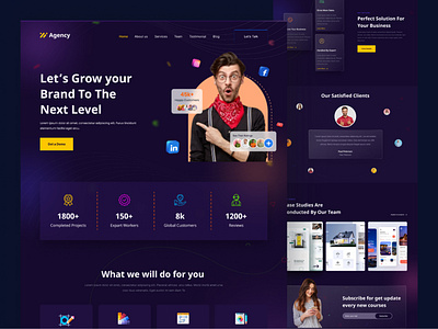 Digital Agency Landing page