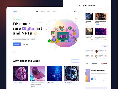 NFT-landing-page crypto cryptocurrency landing page landingpage design nft nft landing page nft market nft website nftart nfts website