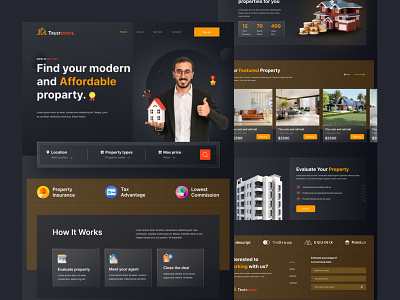 Real Estate landing page