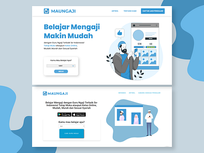 Redesign Hero Section - Maungaji Website
