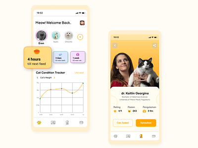 Cat Apps - Help You toTake Care of Your Cats apps cat catapps cats catshop dailyui design kitten mobileapps mobiledesign pet pets ui uidaily uidesign uidesigner uiuxdesign uxdesign vet veterinary