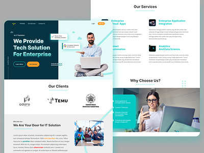 IT Services Company Landing Page