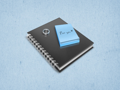 Notebook icon notebook notepaper paper