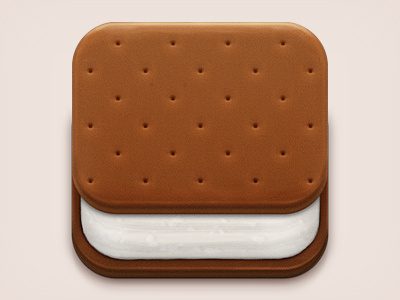 Ice Cream Sandwich android cookie icon ics ios