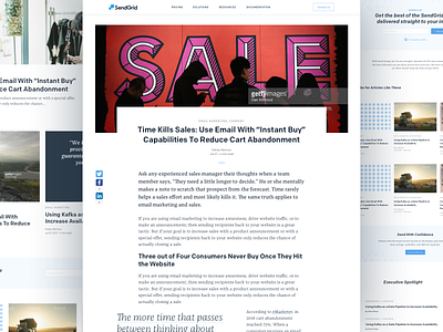 Sendgrid Blog Redesign