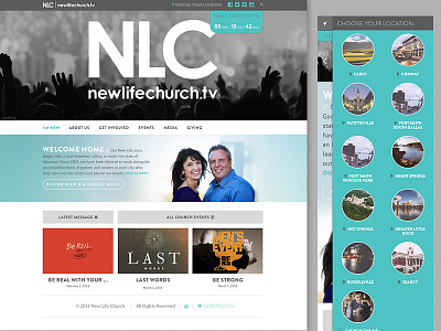 New Life Responsive Site mobile navigation responsive web web design website