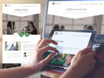 Elliot church ministry mobile responsive tablet ui web website