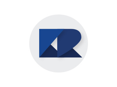 KR for Kenrick Ramsay brand k logo monogram personal r