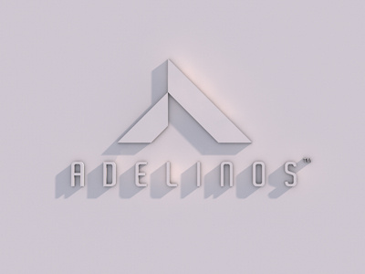 Adelinos - logo in 3D 3d logo