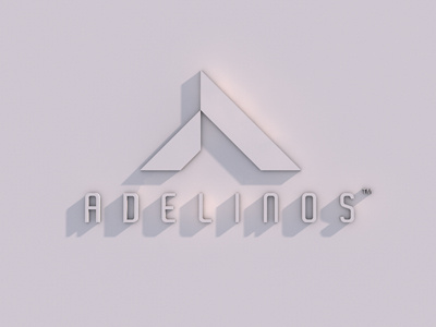 Adelinos - logo in 3D