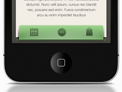 Interface Iphone adelino app brazil design digital green icons interface ios iphone luiz menu mobile