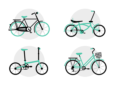 Bike adobexd artwork bicycle bicycling bike bikes design flatdesign flatillustration illustration