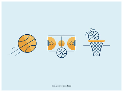 Basketball Icon Set (Design in progress) basketball hoop basketball ring icon set icons icons pack line icons sports swish