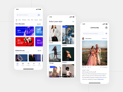 Fashion Store - Ecommerce app design eccomerce fashion mobile ui ux