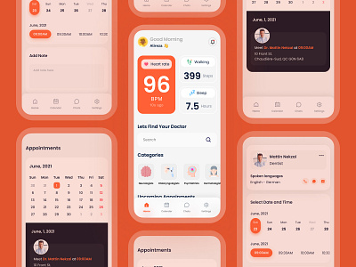 Health Care App by Alireza Shahsavary for Duxica on Dribbble