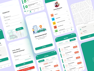 Transportation Design Concept App app design mobile ui ux