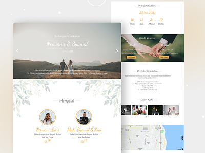 Wedding Invitation Concept app design ui web wedding
