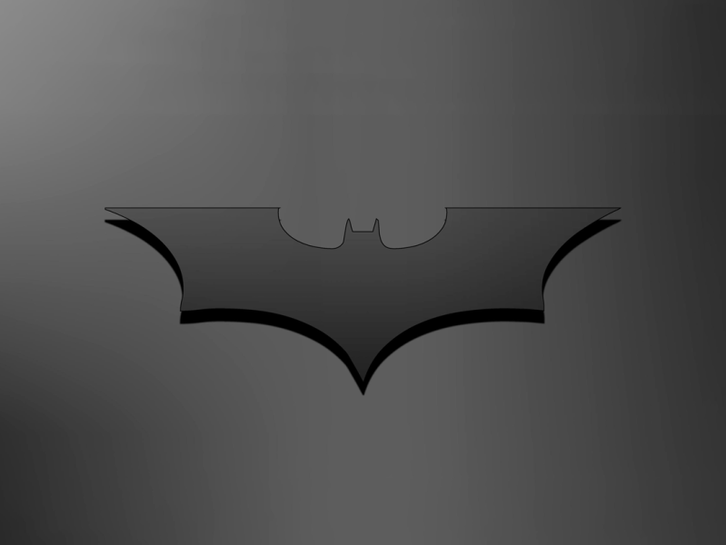 Batman logo/icon design by Nahid Hasan on Dribbble