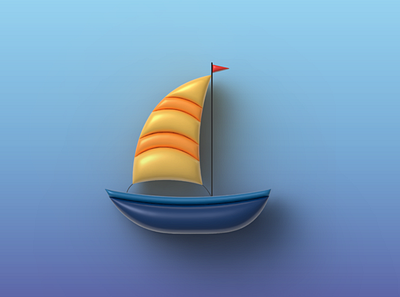 3D Boat Design 3d design graphic design illustration model