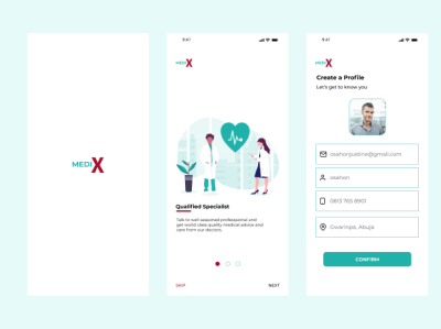 Medix app medical ui