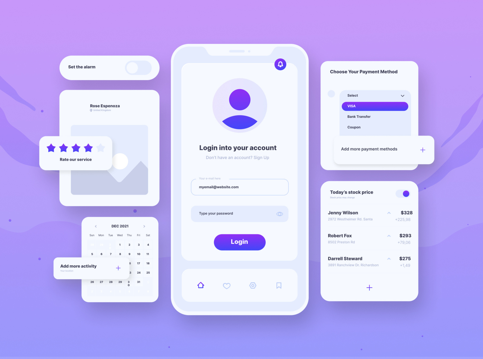 UI Elements Design by Rohan Kumar on Dribbble
