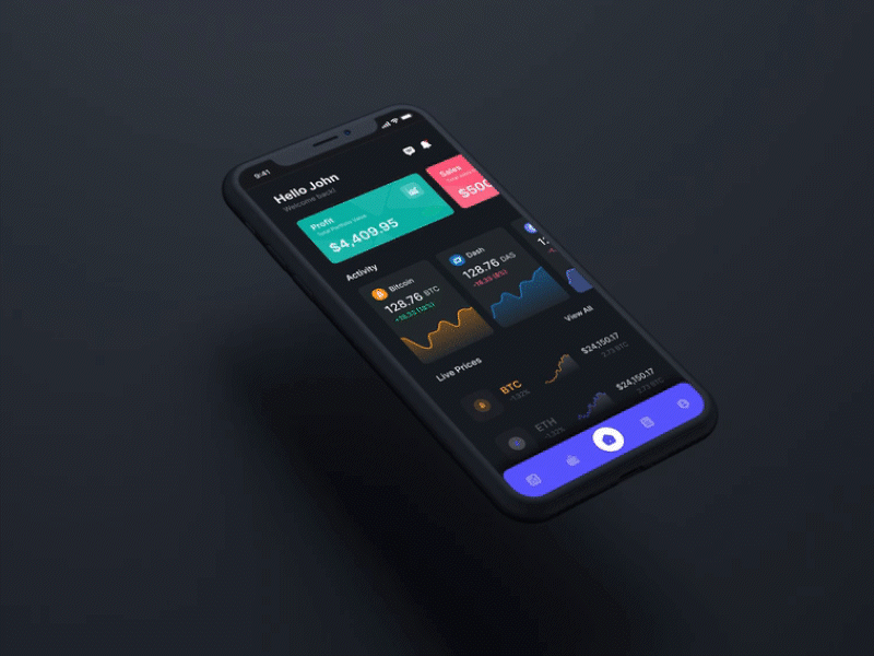 Crypto wallet and market 💰