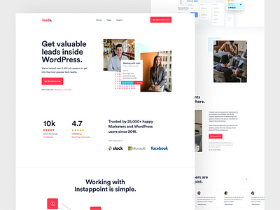 Leads - Landing page