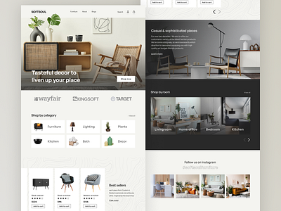 Furniture Ecommerce landing page