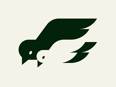 Birds animal birds design logo mark minimal symbol