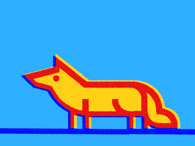 Fox animal fox logo pictogram symbol