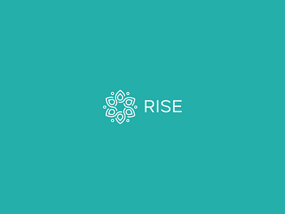 Rise logo clean logo minimal timeless unique