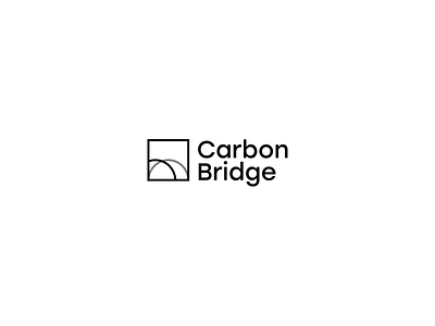 Carbon Bridge Logo clean create design illustration logo minimal timeless unique