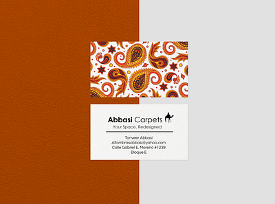 abbasi carpets business cards adobe photoshop cc branding branding and identity business card design design graphic design print design rebranding typography
