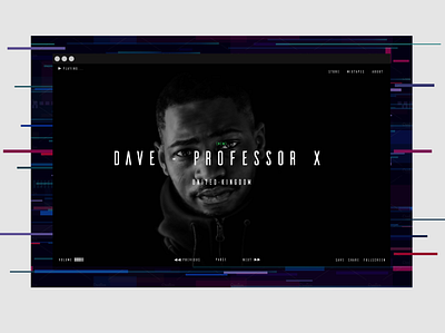 Rap Website design idea rap website