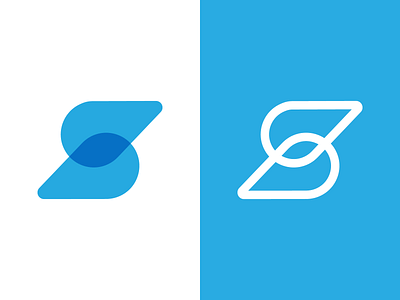 S + Water Logo brand brand identity clean concept creative logo minimal monogram symbol water