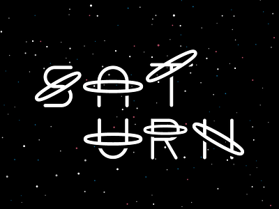 Saturn Display Font