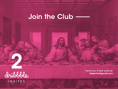 2x Dribbble Invites 2x club contest creative dribbble invites join masterpiece the