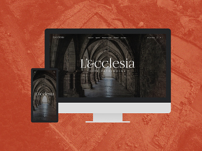 Ecclesia website - Proposition 1 culture typography ui ux webdesign website