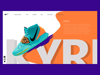 Nike Website Design art branding design nike website