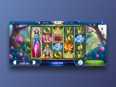 Shelved Slots Project casino casual game game interface slots ui ux