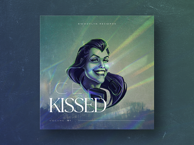Ice Kissed - Album Cover album design drawing graphic design illustration music