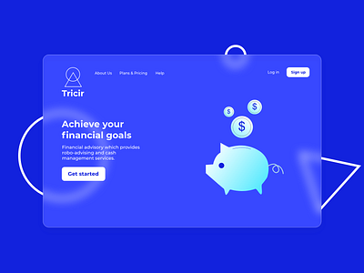 Tricir - Landing page app branding dailyui dailyuichallenge design graphicdesign landingpage logodesign typography ui uidesign ux vector