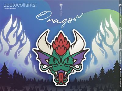 ZOOTOCOLLANTS - Dragon in matte colors