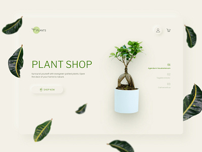 Plants Shop Concept